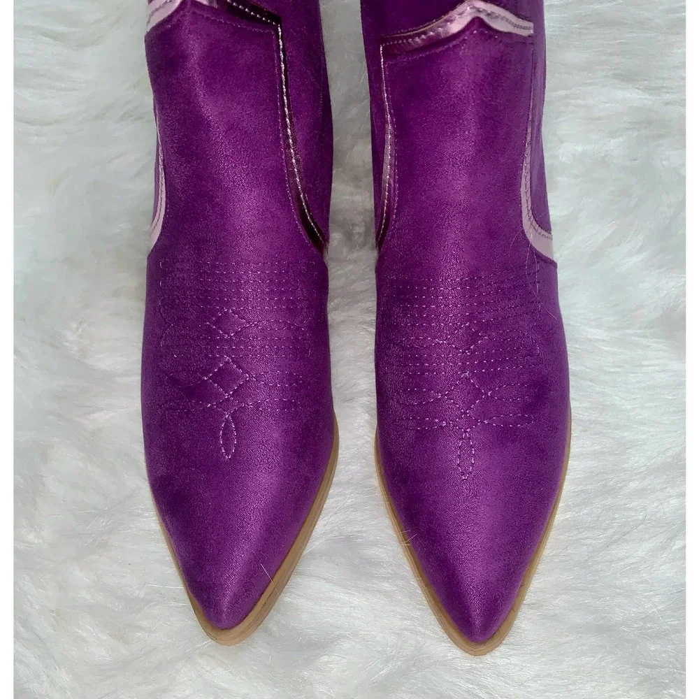 Betty 70 Butterfly Knee High Boots- Size 6.5 - Picture 8 of 11